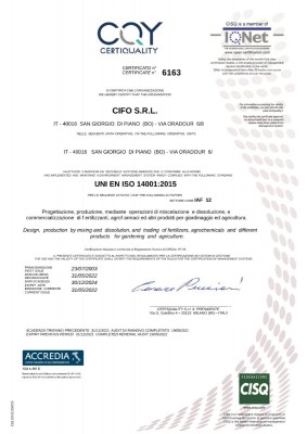 CİFO ISO 14001:2015