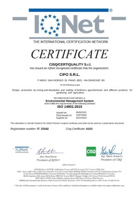 CİFO ISO 9001:2015
